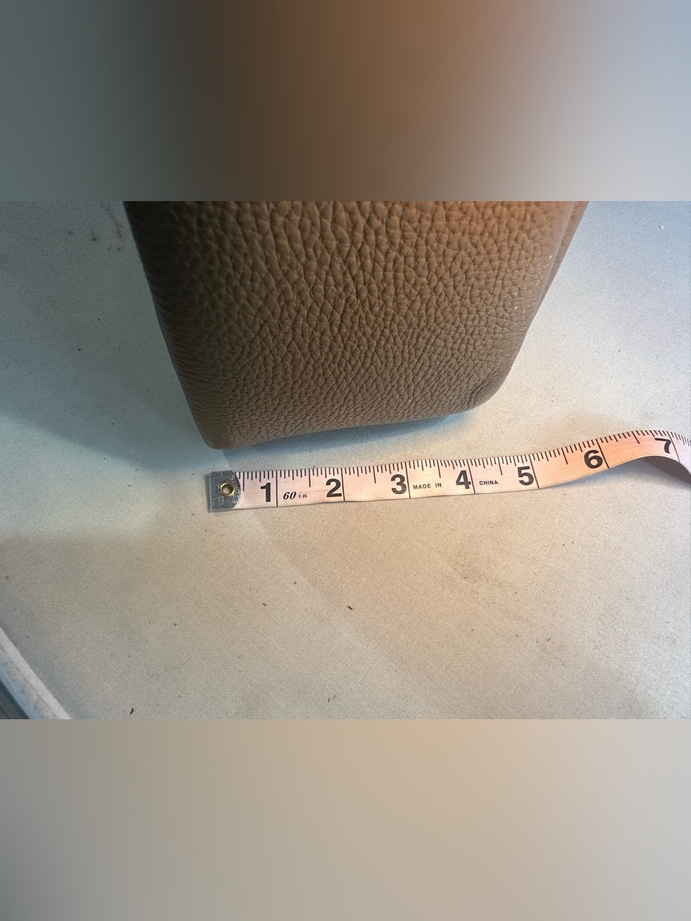 NWT Coach Taupe Brown Pebbled Leather Shoulder Bag with Gold Hardware - Picture 12 of 13